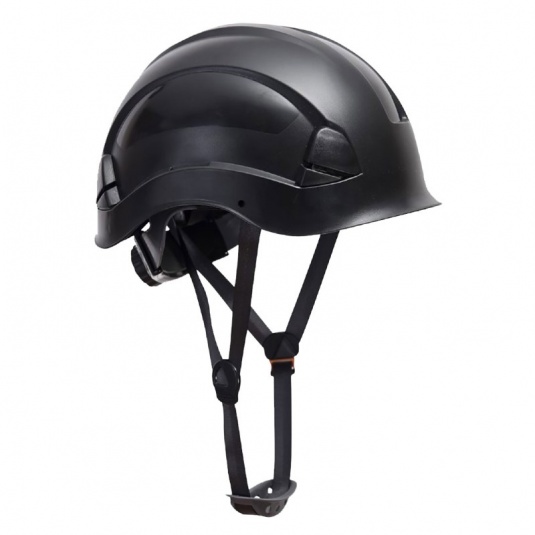 Portwest PS53 Height Endurance Non-Vented Black Work Helmet